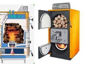 Cazan cu ardere prin gazificare a lemnelor